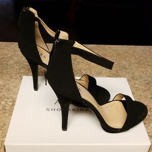Black Heeled Sandals
